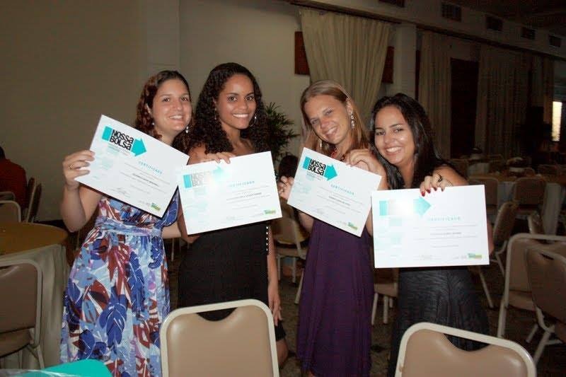 Monique em sua formatura