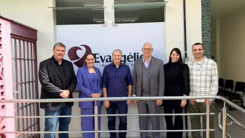 Folletto visita novo Hospital Evangélico de Santa Maria de Jetibá