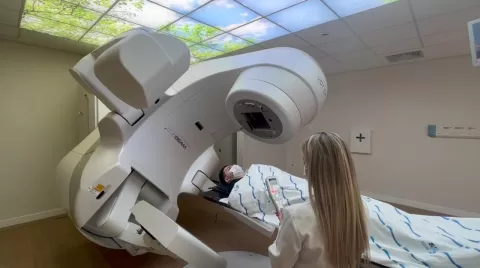 Equipamento de radioterapia (foto ilustrativa)