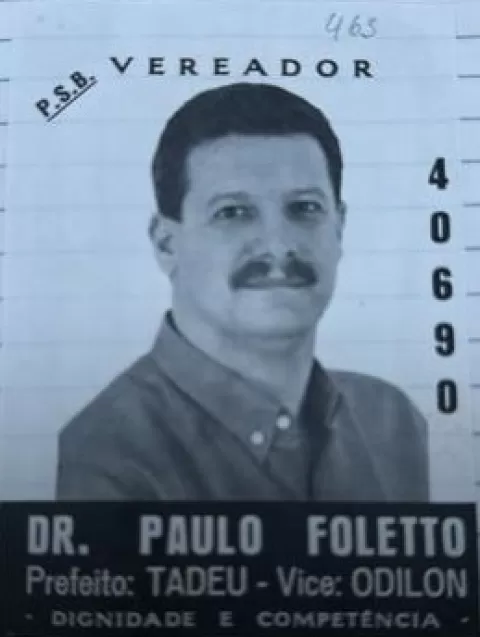 Meu santinho na época