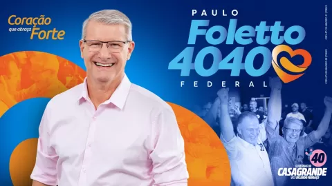 Peça publicitária da campanha